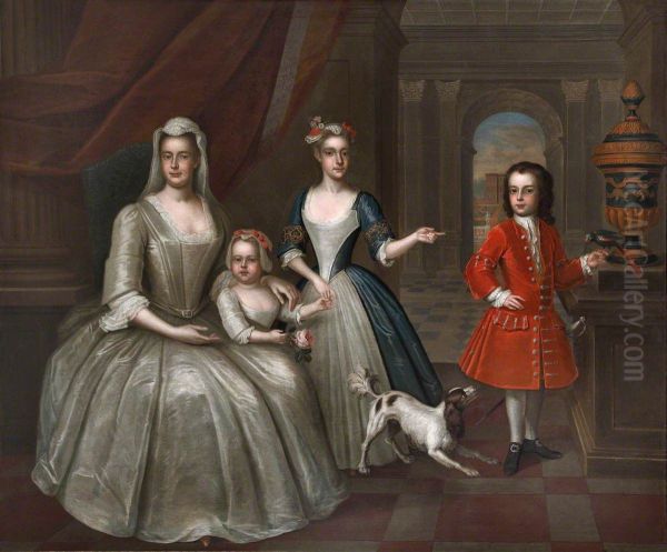 A Conversation Piece of the Lomax Family - view 1