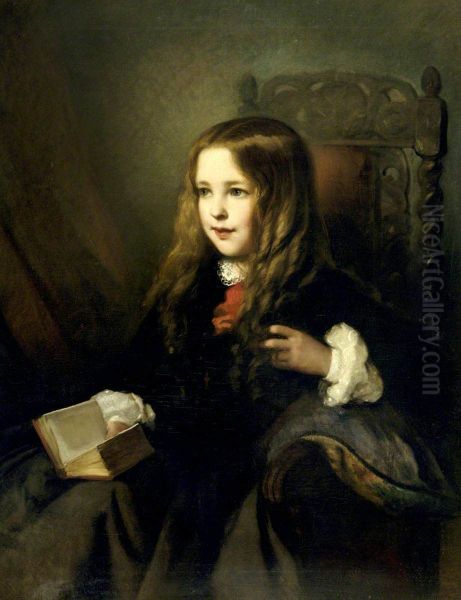 Laura Beatrice Elton, Mrs George Gibbs (1842-1911), as a young girl - view 1