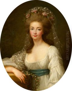 Portrait of a Lady as a Priestess, called Princess Elisabeth de Bourbon, Princess of France, 'Madame Elizabeth' (1764-1794) by Elisabeth Louise Vigee Le Brun