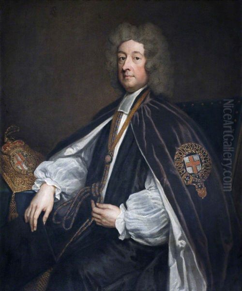 William Talbot (1659-1730), as Bishop of Salisbury and Chancellor of the Order of the Garter - view 1