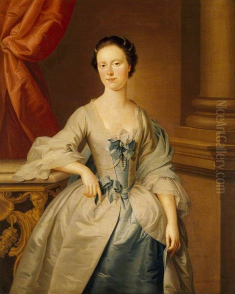 Margaret Luttrell, Mrs Henry Fownes Luttrell (1726-1766) - view 1