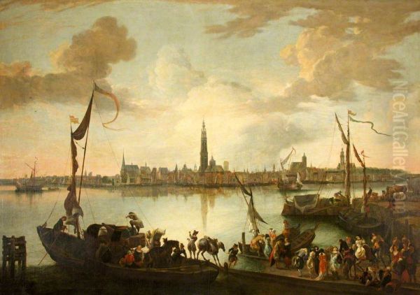 Antwerp from across the Scheldt - view 1