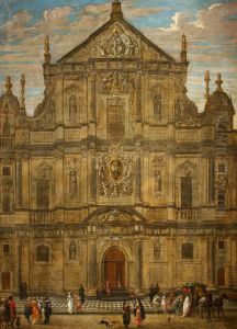 Facade of the Jesuit Church, Antwerp