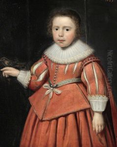 An Unknown Boy with a Bird by Cornelis Janssens van Ceulen