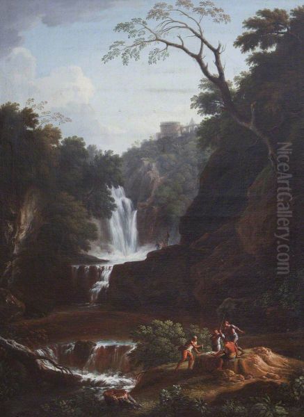 Capriccio of a Waterfall with the Tomb of Cecilia Metella - view 1