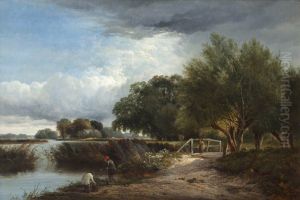 A River Landscape A River Landscape