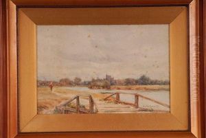 Windsor Castle Seen From Eton Meadows by R. Hamilton Chapman