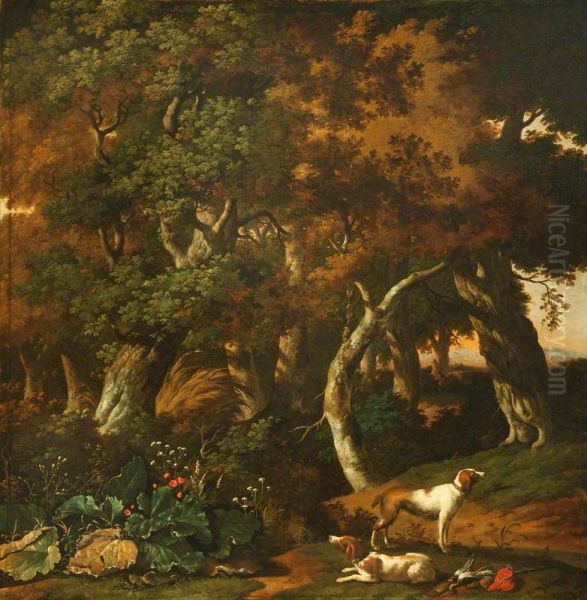 Landscape with Two Hunting Dogs - view 1