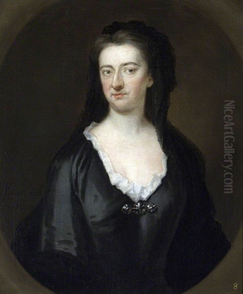 An Unknown Woman in Black, possibly Phoebe Bowater, Mrs William Vernon - view 1