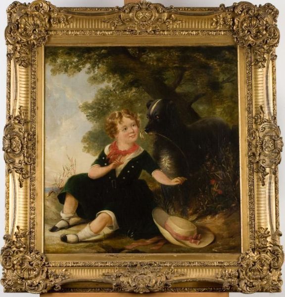 Child With Dog - view 1