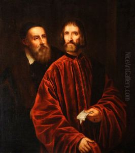 Titian (1488/90-1576) and Andrea de' Franceschi (d.1551), Grand Chancellor of Venice by Titian