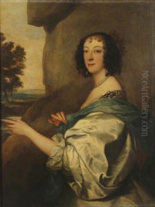 Lady Elizabeth Clifford, Countess of Burlington (1621 - 1698) by Sir Anthony Van Dyck