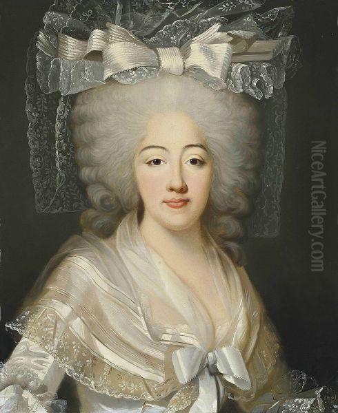 Portrait of Marie Josephine of Savoy (1753-1810) in a white dress - view 1