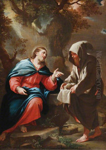 The Devil tempting Christ to turn Stones into Bread The Devil tempting Christ to turn Stones into Bread