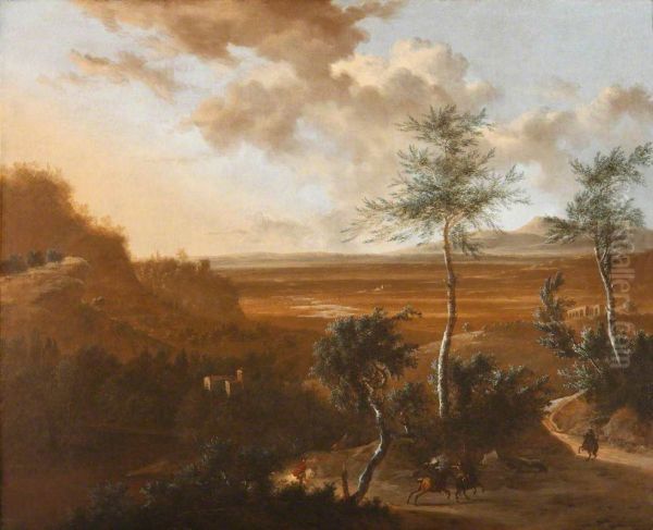 An Extensive Southern Landscape with an Ambush - view 1