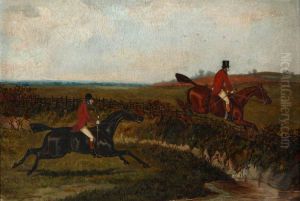 Two Huntsmen Riding Two Huntsmen Riding