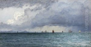 Falmouth Harbour, 13 July 1883 by John Brett
