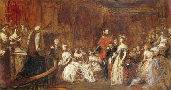 The Marriage of the Princess Victoria Adelaide (1840-1901), Princess Royal, Later Empress of Prussia, to Crown Prince Frederick William of Prussia (1831-1888), Later Emperor Frederick III, Emperor of - view 1