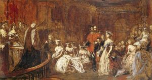 The Marriage of the Princess Victoria Adelaide (1840-1901), Princess Royal, Later Empress of Prussia, to Crown Prince Frederick William of Prussia (1831-1888), Later Emperor Frederick III, Emperor of by John Phillip