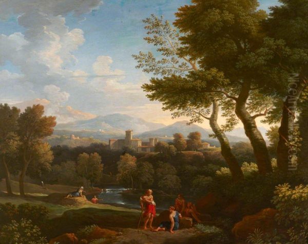 Landscape with a Distant View of a Town - view 1