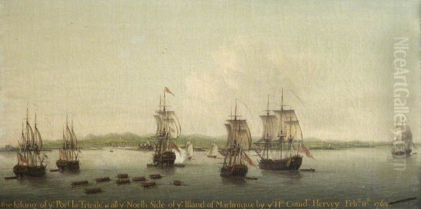 The Capture of Martinique, 11th February 1762 - view 1