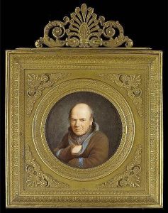 Jean-baptiste Duchesne, The Artist's Father, Wearing Brown Overcoat With Blue Trim, Over Mauve Jacket, His Right Hand Tucked Inside His Coat Jean-baptiste Duchesne, The Artist's Father, Wearing Brown Overcoat With Blue Trim, Over Mauve Jacket, His Right Hand Tucked Inside His Coat