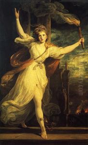 Thais of Athens with torch