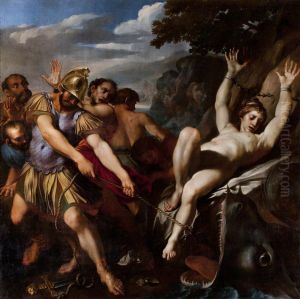 Orlando delivering Olympia from the Sea-monster Orlando delivering Olympia from the Sea-monster