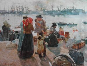 The Immigrants by Raffaello Gambogi