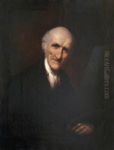 Self-portrait, aged 89 by Francis Nicholson