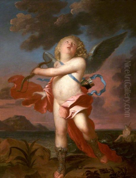 Cupid Preparing His Bow - view 1