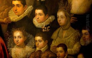 The Comiciro/Comero Family adoring the Madonna and Child by Domenico Tintoretto