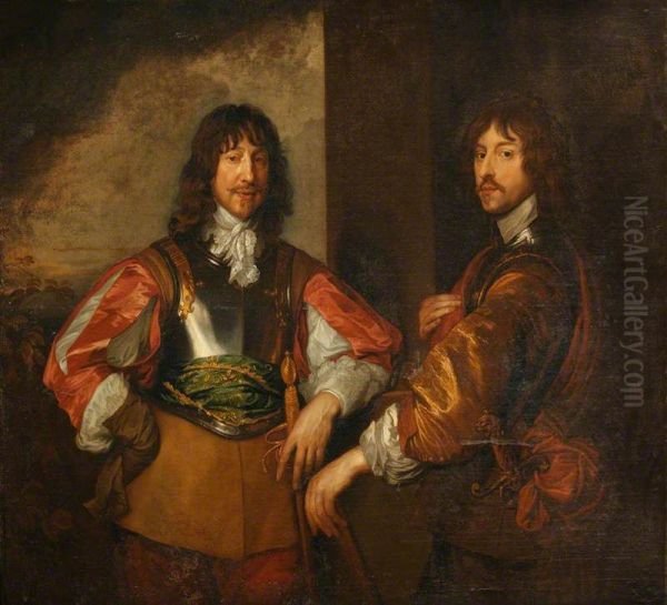 Mountjoy Blount, 1st Earl of Newport (1597-1665) and Lord George Goring (1608-1657) - view 1