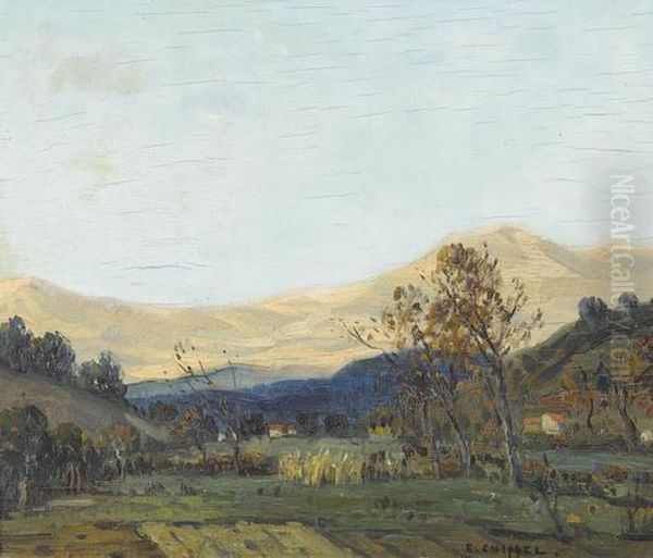 Herbstliche Landschaftspartie Bei Villeneuve-sur-loube - view 1