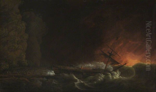 The Shipwreck of the Phoenix at Night on the Coast of Cuba, 4 October 1780 - view 1