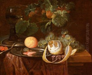 Still Life with Fruit by Jan Davidsz. De Heem