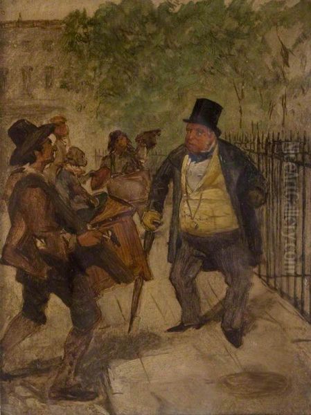 The Barrel Organ Player - view 1