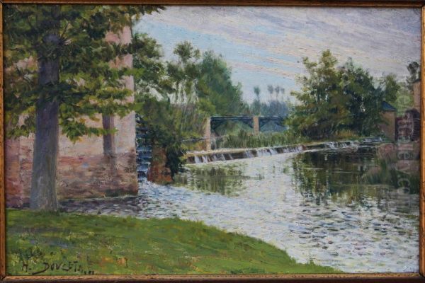 View of the river Clain in Cenon - view 1