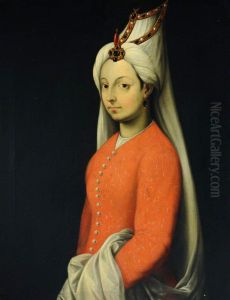 Cameria, or Mihrimah Sultan (1522-1578), daughter of Suleiman the Magnificent by Titian