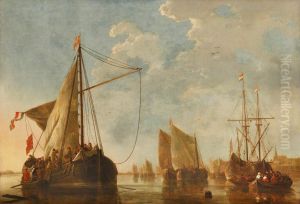 Shipping on the Maas at Dordrecht by Aelbert Cuyp