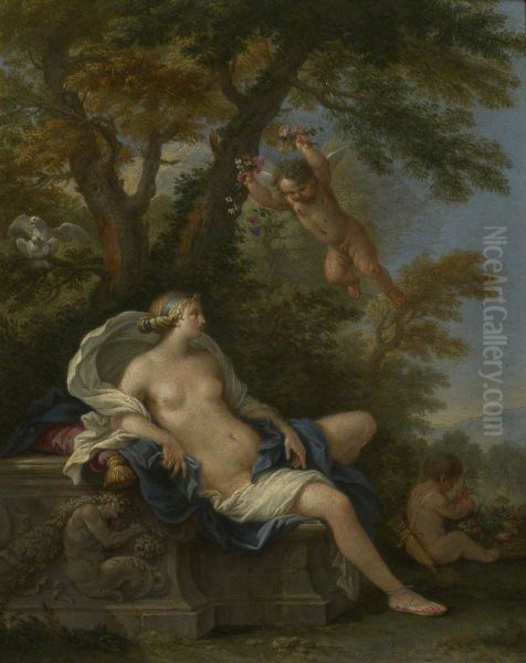 Venus and Cupid in a Landscape - view 1