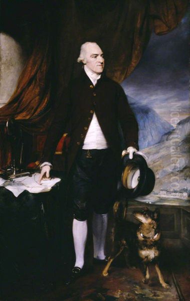 Richard Pennant, 1st Baron Penrhyn of Penrhyn, Co. Louth (?1737-1808) and his Dog, 'Crab' - view 1