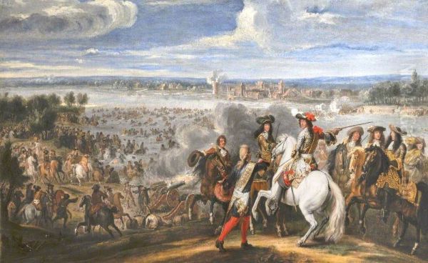 Louis XIV crossing the Rhine, 12th June 1672 - view 1