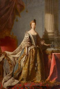 Queen Charlotte (of Mecklenburg-Strelitz) (1744-1818) by Allan Ramsay