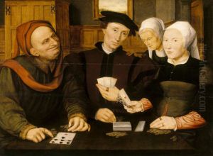 The Card Players by Jan Matsys