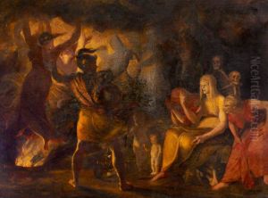 Macbeth and the Witches (from William Shakespeare's 'Macbeth') (unfinished) by Of Sir Joshua Reynolds
