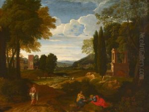 Italian Scene with a Shrine