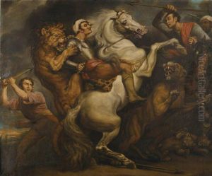 A Lion Hunt by James Northcote