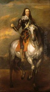 King Charles I (1600-1649) on Horseback