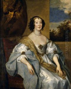 Lady Dorothy Percy, Countess of Leicester (1598-1659) by Sir Anthony Van Dyck